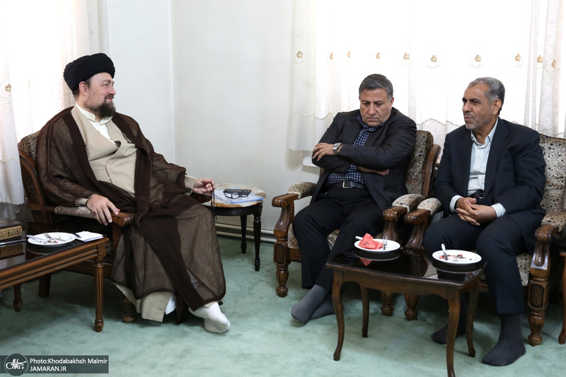 دیدار دبیر کل و جمعی از اعضای حزب همبستگی ایران اسلامی با سید حسن خمینی