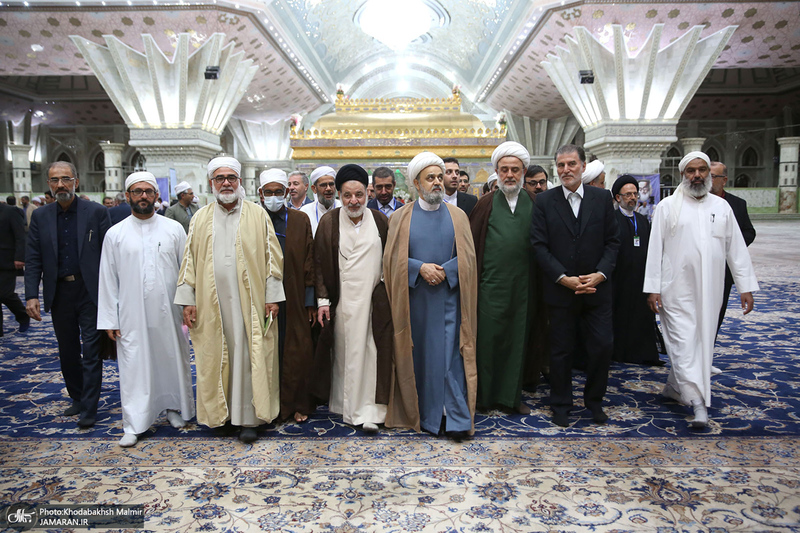 تجدید میثاق میهمانان سی و ششمین کنفرانس بین المللی وحدت اسلامی‎‎ با آرمان های امام خمینی (س)