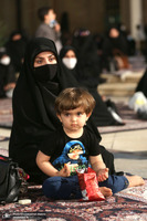 عزاداری شب شام غریبان حسینی(ع) در حرم مطهر امام خمینی (س)