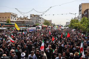 مراسم تشییع شهدای جنگ تحمیلی رژیم صهیونیستی در تهران-5