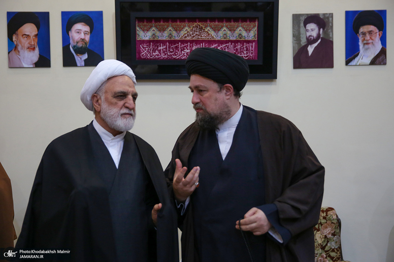 تجدید میثاق رئیس قوه قضاییه و جمعی از اعضای دستگاه قضا با آرمان های حضرت امام خمینی (س)-2