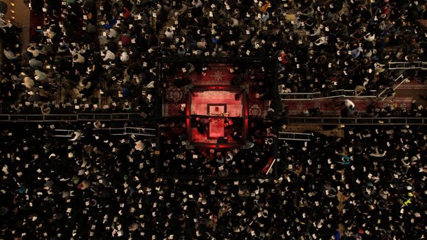 مراسم شب قدر در مزار شهید سیدحسن نصرالله + عکس