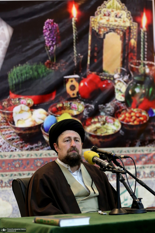 مراسم آغاز سال 1401 در حرم مطهر امام خمینی (س)