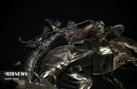 آیین رونمایی از بزرگترین مجسمه اقتباسی ایران (3)