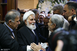 مراسم ختم احمد ناطق نوری