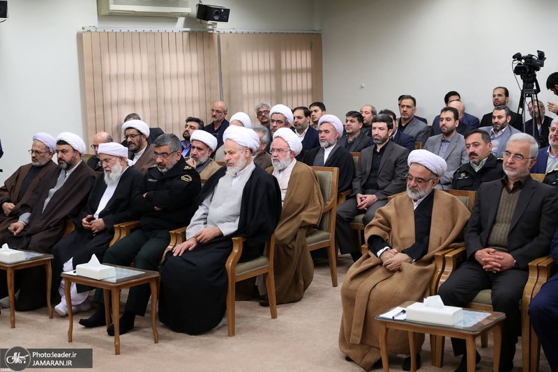 دیدار جمعی از دست‌اندرکاران و کارگزاران حج کشورمان با رهبر معظم انقلاب