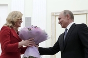  هدیه پوتین به رئیس جمهور کرواسی+ عکس

