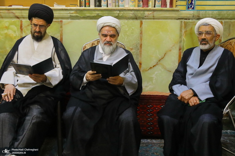 مراسم بزرگداشت همسر مرحوم آیت الله سید حسن طاهری خرم آبادی 