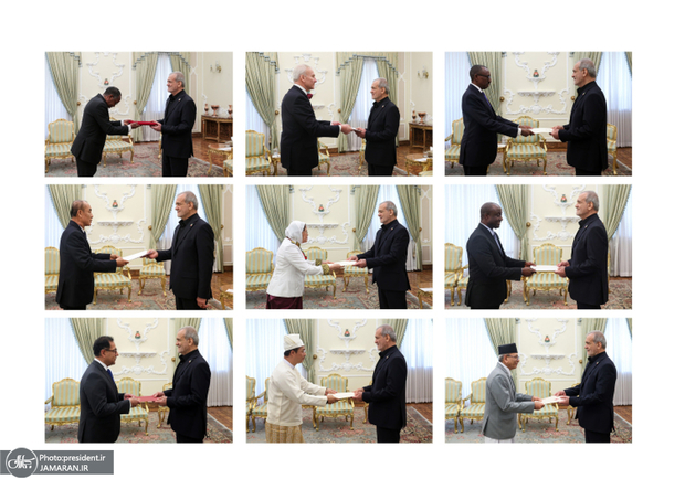 پزشکیان در آیین دریافت استوارنامه سفرای جدید 9 کشور: کشورهای جهان باید تلاش جدی‌تر برای توقف جنایات علیه مردم بی‌گناه غزه داشته باشند/ باور ایرانیان این است که ساکنان زمین باید با یکدیگر همکاری، همراهی و هم‌افزایی داشته باشند