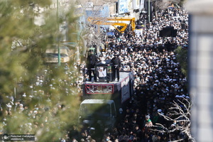 مراسم تشییع آیت الله العظمی صافی گلپایگانی (ره) در قم -1