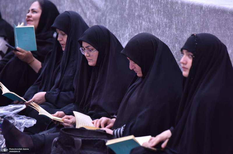 مراسم شام غریبان شهادت امام رضا (ع) در حرم مطهر امام خمینی