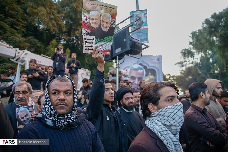 تشییع باشکوه پیکر مطهر شهید حاج قاسم سلیمانی در اهواز