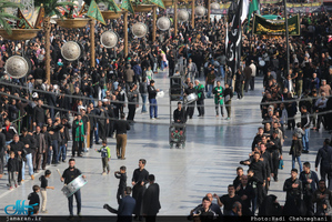  عزاداری شهادت حضرت علی ابن موسی الرضا(ع) در حرم مطهر حضرت معصومه(س)