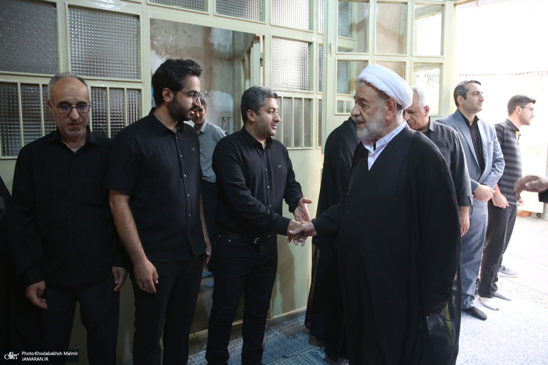 مراسم تشییع و اقامه نماز بر پیکر مرحوم جماعتی