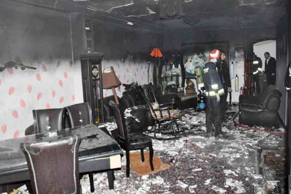 یک مصدوم بر اثر انفجار ساختمانی در قزوین