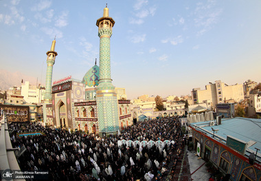 اقامه نماز باران آستان مقدس امامزاده صالح تجریش