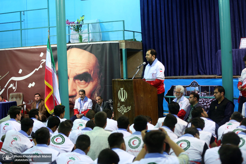 تجدیدمیثاق جوانان هلال احمر با آرمان های حضرت امام(س)