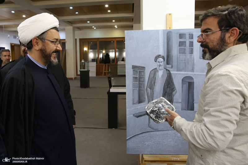 بازدید رئیس موسسه تنظیم و نشر آثار امام خمینی (س) از مراحل آماده‌سازی هفته فرهنگی بر آستان آفتاب