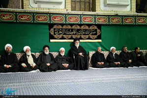 مراسم عزاداری شام شهادت حضرت فاطمه زهرا (س) در حسینیه امام خمینی