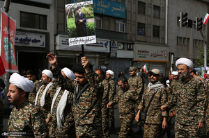 مراسم تشییع شهدای جنگ تحمیلی رژیم صهیونیستی در تهران-5