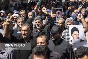 تشییع پیکر مطهر خانواده شهید حمله تروریستی رژیم صهیونیستی در ساری