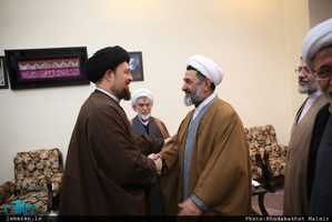 حاشیه تجدید میثاق رئیس قوه قضائیه و مسئولان عالی قضایی با آرمان‌های امام خمینی(س)