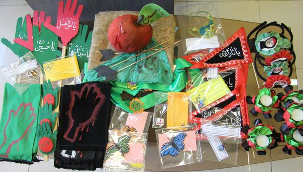 خلق 90 اثر کاردستی برای زائران حسینی در مراکز کانون آذربایجان غربی