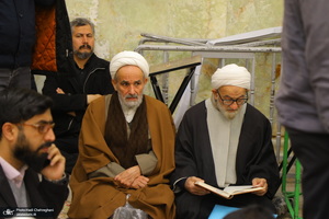 مراسم بزرگداشت شهیدان «علی رازینی» و «محمد مقیسه» در مسجد اعظم قم‎