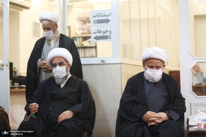 مراسم شهادت امام حسن مجتبی(ع) در بیت آیت الله العظمی فاضل لنکرانی(ره)