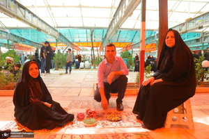 مراسم تحویل سال نو در گلزار شهدای قم‎