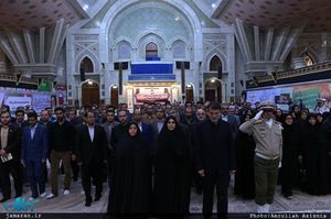 تجدید میثاق رئیس و کارکنان سازمان ملی استاندار ایران با آرمان امام(س)