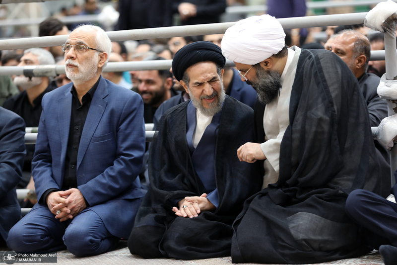 حضور شخصیت‌های سیاسی و مسئولان کشوری و لشکری در مراسم سالگرد ارتحال حضرت امام خمینی (س) -1