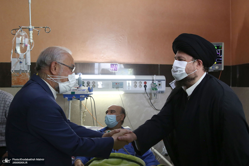 عیادت سید حسن خمینی از مسعود سلطانی فر