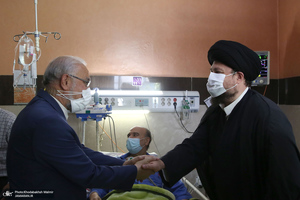عیادت سید حسن خمینی از مسعود سلطانی فر