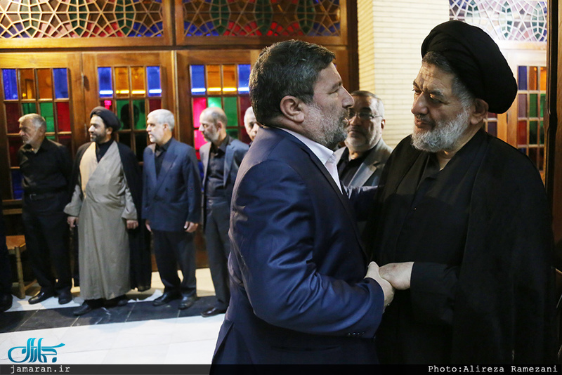 مراسم ختم مادر حجت الاسلام و المسلمین محتشمی پور در مسجد نور-2