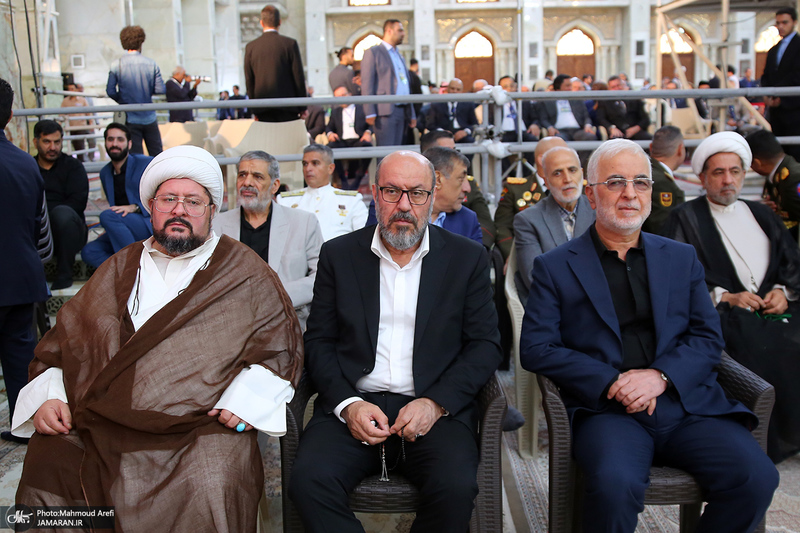 حضور شخصیت‌های سیاسی و مسئولان کشوری و لشکری در مراسم سالگرد ارتحال حضرت امام خمینی (س) -3