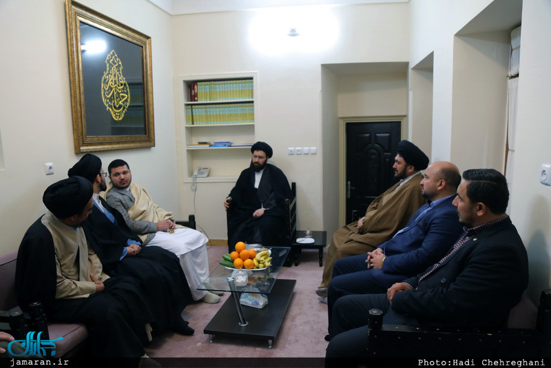 دیدار مشاور ارشد شورای امنیت افغانستان و رهبر حزب اسلامی مردم افغانستان با سید علی خمینی