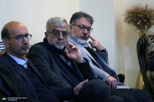 دیدار وزیر و مدیران ارشد وزارت نیرو با سید حسن خمینی