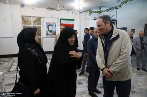 مراسم تشییع برادر سید مصطفی تاجزاده