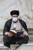 ادای احترام سید عمار حکیم نسبت به حضرت امام خمینی (س)