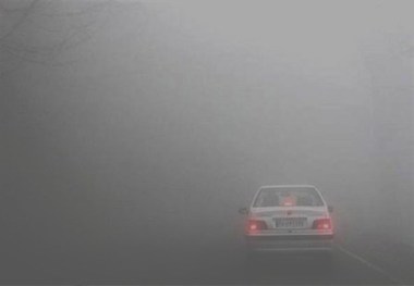 باران و مه در برخی جاده های خراسان رضوی