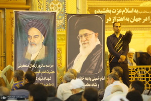 مراسم سالروز رحلت امام خمینی (س) از سوی مقام معظم رهبری در حرم حضرت معصومه(س)