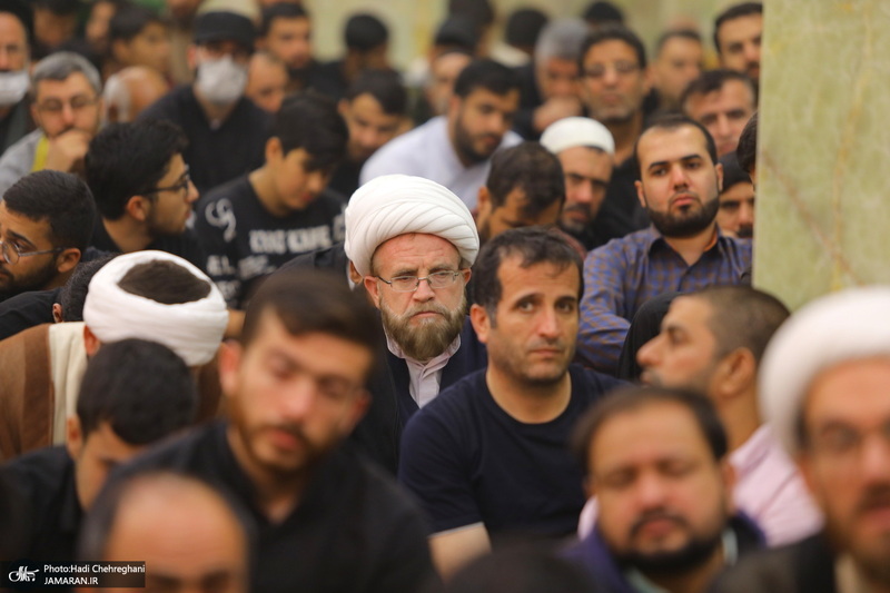 مراسم عزاداری سالروز شهادت امام جعفر صادق (ع) در مسجد اعظم قم