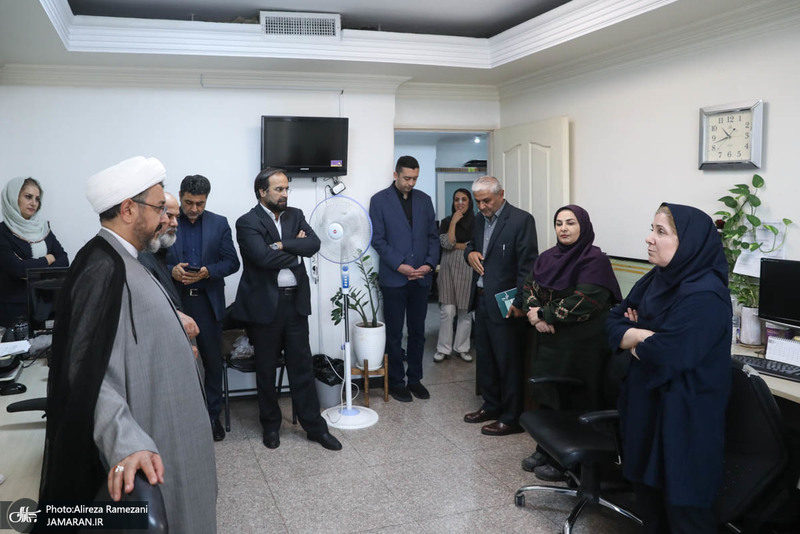 بازدید رییس موسسه تنظیم و نشر آثار امام خمینی (ره) از خبرگزاری ایسنا