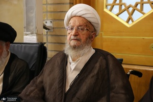 مراسم بزرگداشت آیت الله العظمی شبیری زنجانی (ره) توسط آیت الله للعظمی مکارم شیرازی