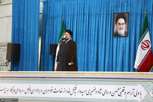 حضور شخصیت‌های سیاسی و مسئولان کشوری و لشکری در مراسم سالگرد ارتحال حضرت امام خمینی (س) -2