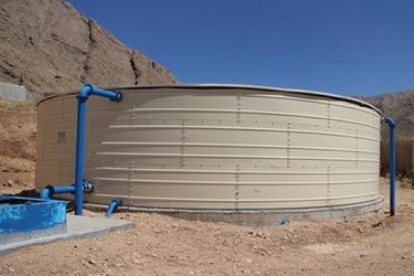 عملیات ساخت مخزن ذخیره پنج هزار متر مکعبی آب سرخه آغاز شد