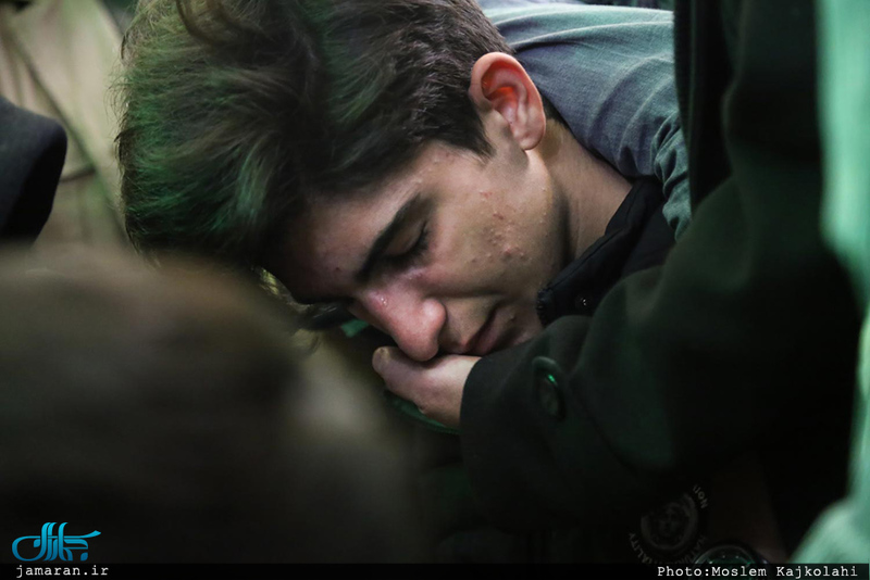 مراسم وداع و تشییع پیکر شهید مدافع حرم حمیدرضا ضیائی