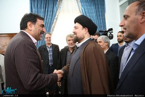 دیدار رئیس و جمعی از کارکنان دیوان محاسبات کشور با سید حسن خمینی