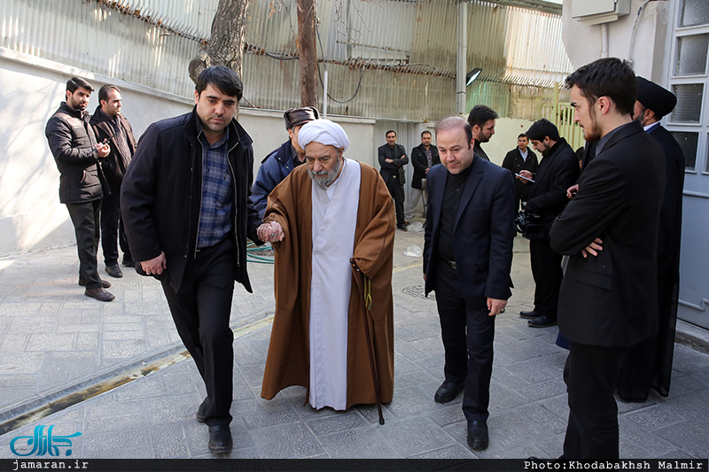 مراسم وداع با پیکر آیت الله هاشمی رفسنجانی(ره) در حسینیه جماران-11